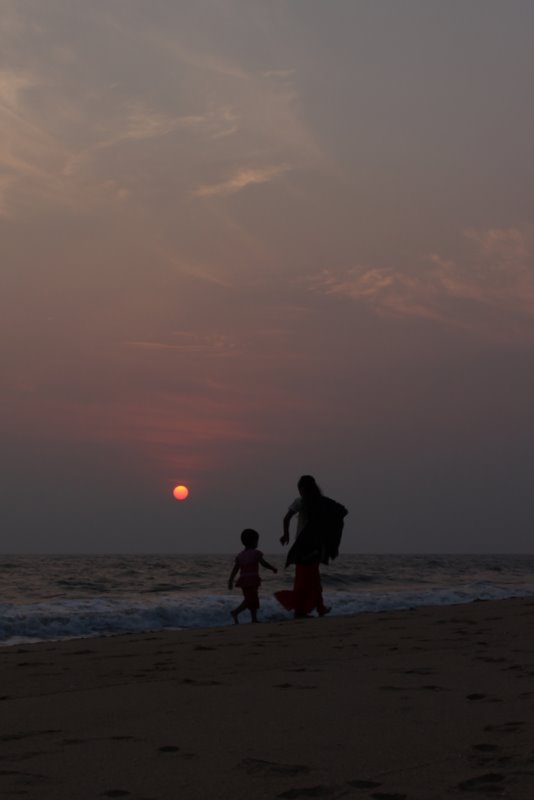 India 2010 - Kerala - Kannur - Costa Malabari - Sunset